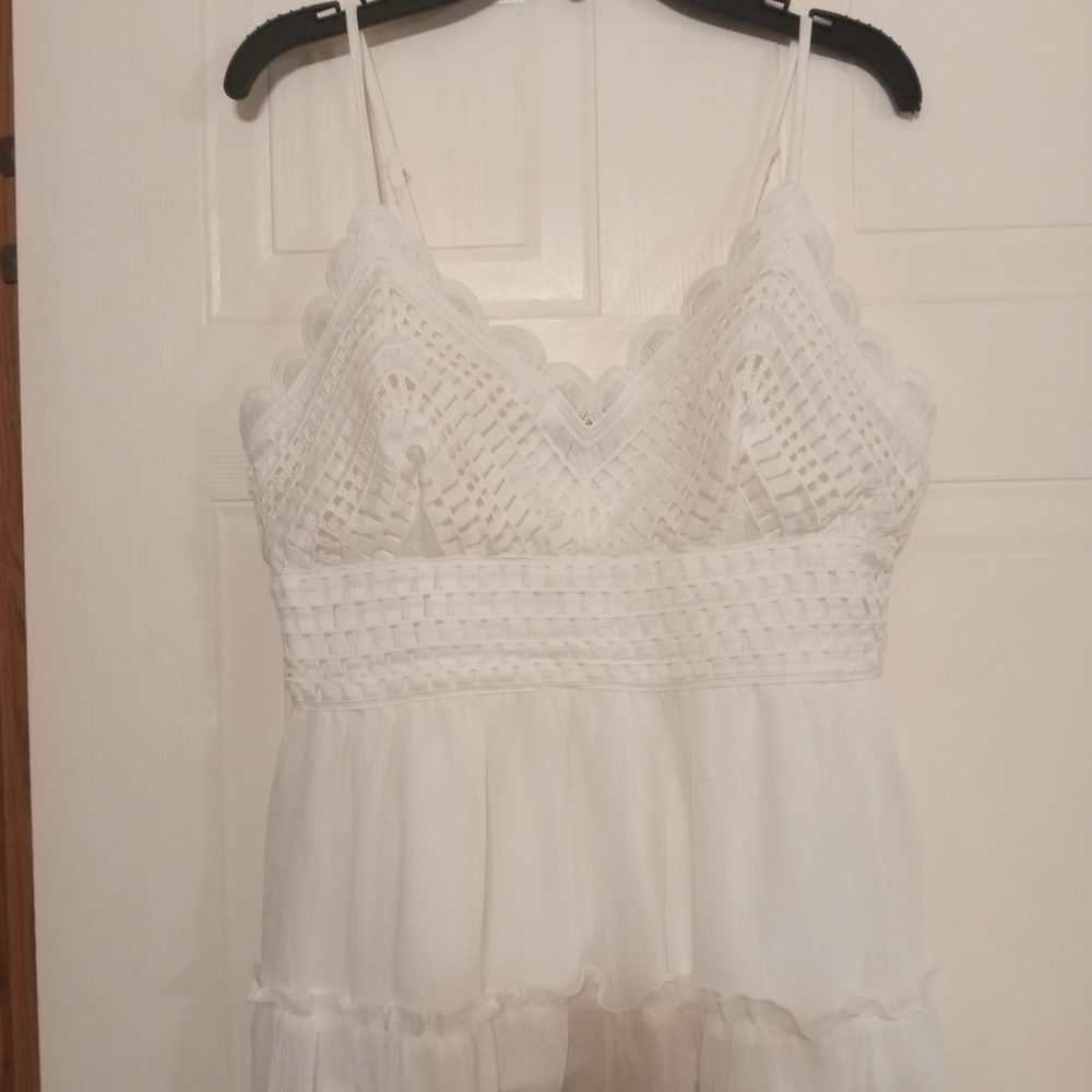 Rue21 White Lace Tank Top